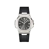 [ラバービー] RubberB ラバーベルト【PATEK PHILIPPE】パテックフィリップ ノーチラス専用ラバーベルト（ブラック）※時計は付属しません（Watch is not included）[並行輸入品]