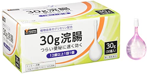 [Amazon限定ブランド]【第2類医薬品】PHARMA CHOICE ケンエー・浣腸30g×30