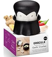 OTOTO Gracula Garlic Crusher also for Ginger, Nuts, Chili, Herbs - Twist Top Garlic Mincer & Easy...