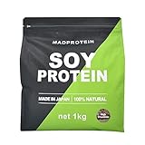 MADPROTEIN ソイプロテイン 人工甘味料不使用 国内製造 大豆 植物性プロテイン (リッチチョコレート, 1㎏)