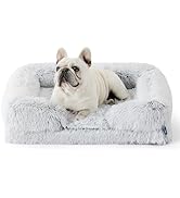 Bedsure Orthopedic Dog Bed for Medium Dogs - Calming Waterproof Dog Sofa Bed Medium, Supportive F...