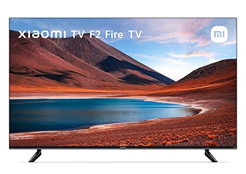 Xiaomi F2 43" Smart TV Fire TV 108 cm (4K Ultra HD, HDR10, Aluminio sin Marcos, Airplay, Prime Video, Netflix, Control de Voz de Alexa, HDMI 2.1, Bluetooth, USB, Sintonizador Triple) Modelo 2022