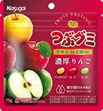 春日井製菓 つぶグミ premium 濃厚りんご 75g ×10個