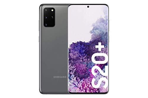 Samsung Galaxy S20+ - Smartphone  6.7" Dynamic AMOLED (8GB RAM, 128GB ROM , cuádruple cámara trasera 64MP, Octa-core Exynos 990, 4500mAh batería, carga ultra rápida),  Cosmic Gray [Versión española]