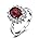 P-Sterling Silver-garnet