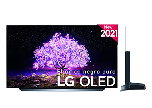 LG OLED OLED48C1-ALEXA 2021-Smart TV 4K UHD 120 cm (48") con Inteligencia Artificial, Procesador Inteligente α9 Gen4, Deep Learning, 100% HDR, Dolby ATMOS, HDMI 2.1, USB 2.0, Bluetooth 5.0, WiFi