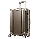 [レジェンドウォーカー] スーツケース キャリーケース キャリーバッグ フレームタイプ TSAダイヤルロック ダブルキャスター 5509 Mサイズ 3～5泊以上 4.5kg 51L 5509-57 シャンパンブロンズ