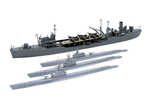 青島文化教材社 1/700 ウォーターラインシリーズ 限定 給油艦 速吸 & アメリカ潜水艦ブルーフィッシュ プラモデル