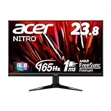 Acer ゲーミングモニター ディスプレイ 144hz 165hz Nitro 23.8インチ QG241YPbmiipx フルHD VA 1ms (VRB) HDMI2.0 FreeSync Premium HDR10 メーカー3年保証 広い視野角178°