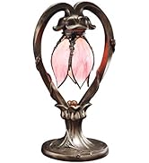 Design Toscano Victorian Hanging Tulip Stained Glass Lamp