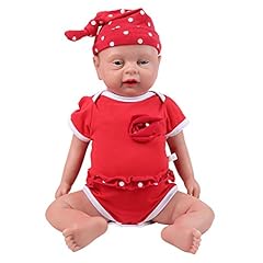 IVITA 新生児人形 フルシリコン製ベビードール 本物のリボーンベビードール フルウェイト本物の赤ちゃん人形 リアルな赤ちゃん人形 (46cm 女の子)
