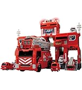 タカラトミー『 トミカ 変形出動 ! ビッグファイヤー & コマンドステーション 』 ミニカー 車 おもちゃ 男子用 3歳以上 玩具安全基準合格 STマーク認証 TOMICA TAKARA TOMY