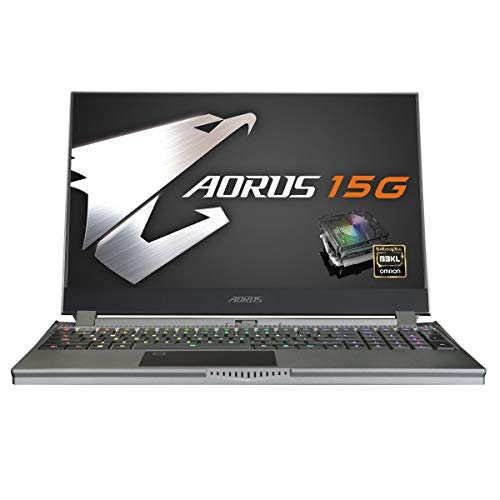Gigabyte AORUS 15G WB-8ES2130MH - Ordenador portátil Gaming de 15.6" FullHD 240Hz (Intel Core i7-10875H, 16GB RAM, 512GB SSD, Nvidia RTX2070-8GB, Windows 10) negro - teclado QWERTY Español