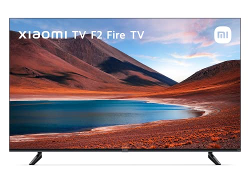 Xiaomi F2 55" Smart TV Fire TV 138 cm, 4K Ultra HD, HDR10, Aluminio sin Marcos, Airplay, Prime Video, Netflix, Control de Voz de Alexa, HDMI 2.1, Bluetooth, USB, Sintonizador Triple, Modelo 2022