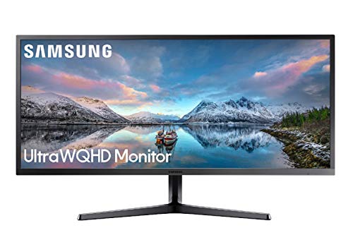 Samsung S34J552 - Monitor de 34" UltraWide QHD (3440x1440, 4 ms, 75 Hz, FreeSync, LED, VA, 21:9, 3000:1, 300 cd/m², 178°, HDMI, PBP, PIP, Base en V) Negro