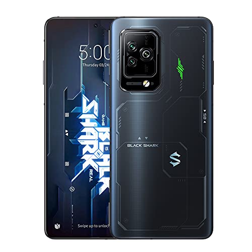 Black Shark 5 Pro [5G] Gaming Smartphone 8+128GB, Pantalla E-Sports de 144Hz 6,67”, Snapdragon 8 Gen 1, 108MP Cámara, Batería 4650mAh, LPDDR5+UFS3.1, Negro (Versión Global)