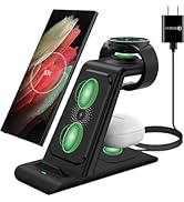 Wireless Charging Station for Samsung Wireless Charger Stand Magnet Galaxy S24 Ultra/S24/S23/S22/...