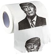 BigMouth Inc Donald Trump Toilet Paper - Novelty Presidential Toilet Tissue Features The Presiden...