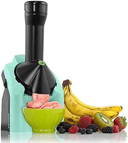 Yonanas 902MN Classic Vegan, Dairy-Free Frozen Fruit Soft Serve Maker, Includes 36 Recipes, 200 W, Silver