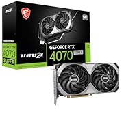 MSI GeForce RTX 4070 SUPER 12G VENTUS 2X OC/A PCIe4.0 2スロット・2ファン搭載 省スペース グラフィックスカード VD8751