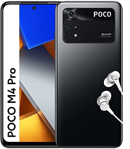 POCO M4 Pro Smartphone 6+128GB, Pantalla de 6.43 pulgadas 90Hz AMOLED DotDisplay, MediaTek Helio G96, Triple Cámara de 64MP, 5000mAh, Power Black, Versión ES