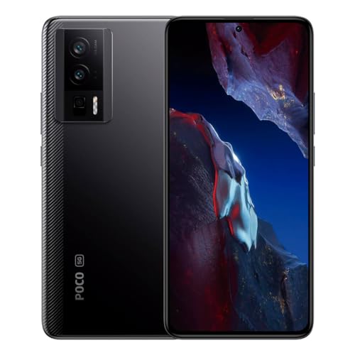 Xiaomi Poco F5 Pro Teléfono 5G + 4G LTE, 120Hz 6.65" FHD AMOLED DotDisplay 12GB + 512GB Smartphone Android con CPU Snapdragon 8+ Gen 1 Plataforma Móvil y Cámara Triple 64MP, Batería 5160mAh (Negro)