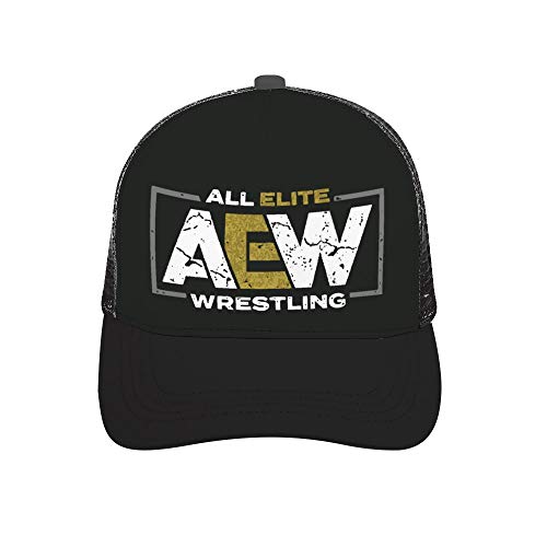 [四月の花] AEW All Elite Wrestling メンズ レディース ベースボールキャップ メッシュキャップ 帽子 人気 カジュアル サイズ調整でき 春夏秋冬 紫外線遮断 キャップ ベースボール ゴルフ スポーツ