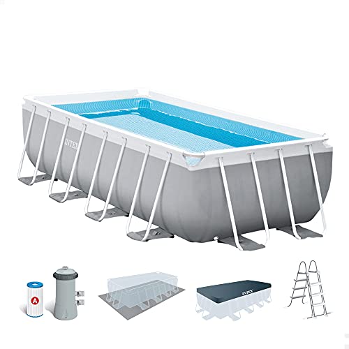 Intex 26792NP - Piscina rectangular intex prisma frame 488x244x107 cm + depuradora