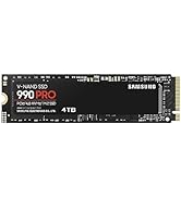 SAMSUNG 990 PRO SSD 4TB PCIe 4.0 M.2 2280 Internal Solid State Hard Drive, Seq. Read Speeds Up to...