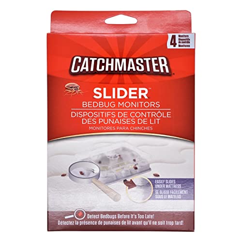 Catchmaster Protección única para la prevención de chinches y la lucha contra las chinches | agente biodegradable contra las chinches | 4 unidades | 7 cm x 5 cm