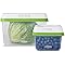 Rubbermaid 4-Piece Produce Saver Containers for Refrigerator with Lids for Food Storage