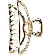 Kitsch Large Claw Clip - Big Open Shape Metal Hair Clips for Women | Stylish Large Hair Claw Clip...