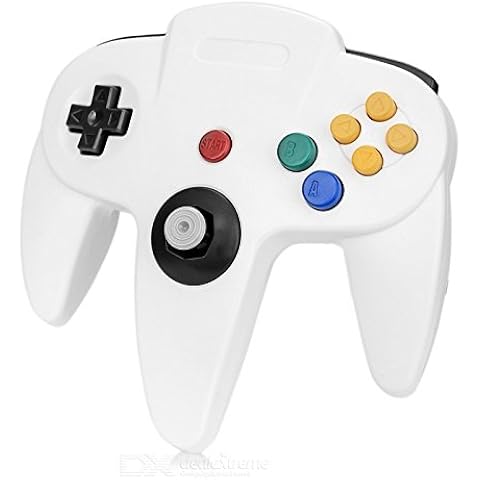 iFormosa N64 ゲーム機で使用できる ゲーム コントローラー ブロス 白 IF-N64C-WT