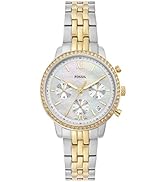 Fossil Neutra Women's Watch with Chronograph Display and Stainless Steel Bracelet Band