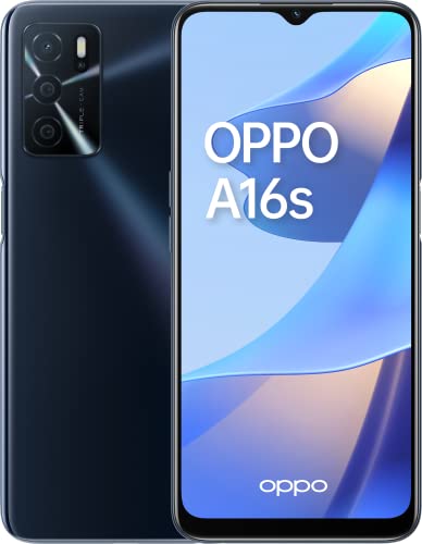 OPPO A16s - Smartphone 64GB, 4GB RAM, Dual SIM, Carga rápida 10W - Negro