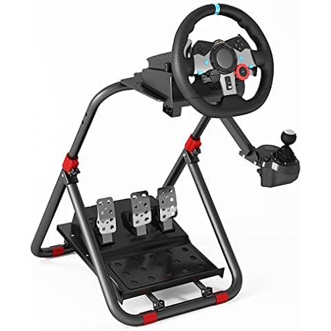 DIWANGUS レーシングホイールスタンド 「国内正規品」Racing Wheel Stand G29 G920 高さと傾きの自由に調整できる G25 / G27 / ,対応Thrustmaster T300RS GT / T300RS / T300 Fer-rari / TX / T-GT / TS-PC / TS-XW 対応 ハンドル スタンド ギアシフター用マウント セット レーシングホイールフレーム レーサーシミュレーター ステアリングコントローラーPS4 / PS5 / XBOX 1/ XBOX 360 / PC