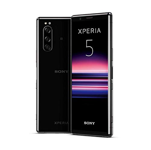 Sony Xperia 5 - Smartphone de 6.1" Dual Sim (21:9 CinemaWide, Pantalla OLED Full HD, cámara Triple objetipo y Eye AF, Android Pie, 6GB RAM y 128GB) Negro