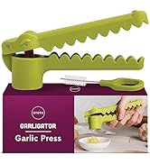 NEW!!! Garligator Garlic Press by OTOTO - Garlic Mincer Tool - Funny Gifts - Alligator Garlic Pre...