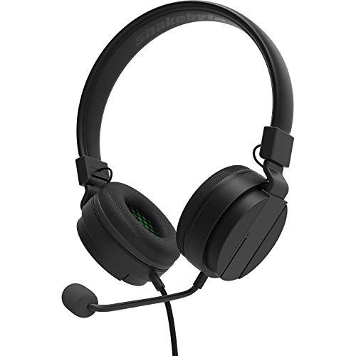snakebyte Xbox HEADSET SX - Serie Xbox SX Auriculares estéreo para juegos, driver de audio de 40mm, micrófono desmontable, auriculares acolchados, jack de 3,5mm, compatible - PS5, Xbox, PC, Skype
