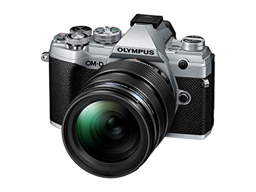 Olympus OM-D E-M5 Mark III Kit, Cámara de Sistema Micro 4/3 (20 MP, Estabilizador de Imagen de 5 Ejes, Potente Autofoco, 4K Vídeo, WLAN), plateado + Objetivo M.Zuiko PRO de 12-40mm