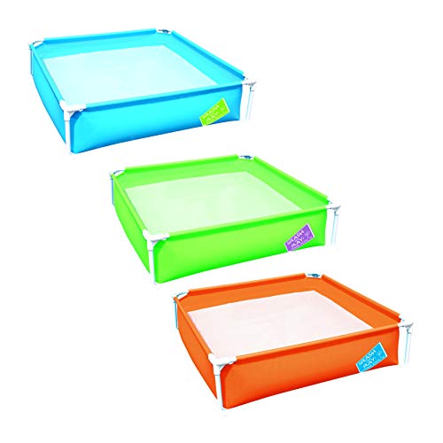 Bestway - Piscina infantil cuadrada, 122 x 122 x 30,5 cm