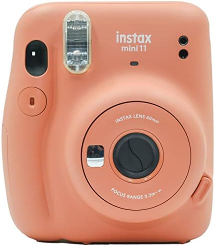 Fujifilm Instax Mini 11 Instant Film Camera, Terracotta Orange