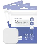 DERMAL Ice Cooling Toner Pad - Korean Soothing & Hydrating Toner Pads with Aloe Vera - After Sunc...