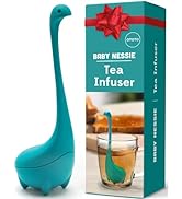 OTOTO Baby Nessie Loose Leaf Tea Infuser (Turquoise) - Cute Tea Infuser Strainer with Steeping Sp...