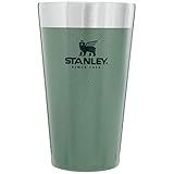 STANLEY(スタンレー) スタッキング真空パイント 0.47L グリーン 真空断熱タンブラー ステンレス コーヒー 保温保冷 ビール アウトドア スポーツ観戦 食洗機対応 保証 (日本正規品)