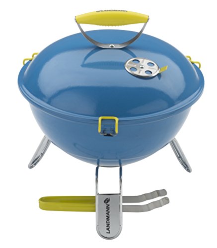 LANDMANN 31381 - Barbacoa (Kettle, Azul, Alrededor, 37 cm, 37 cm, 41 cm)