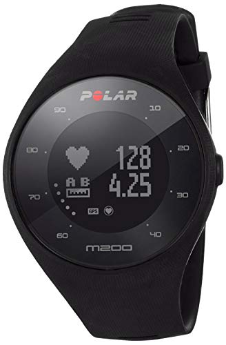 Polar M200 - Reloj de Running con GPS y Frecuencia cardíaca en la muñeca - Actividad 24/7 - Negro, M/L