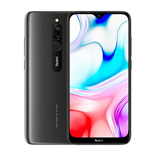 Xiaomi Redmi 8 Smartphone, 3GB 32GB Mobilephone,6,22”Pantalla Snapdragon 439 10W de Carga Rápida 5000mah de la Batería del Teléfono Móvil 12MP Cámara Dual,Versión Global (Negro)