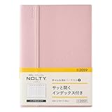 能率 NOLTY 手帳 2025年 B6 バーチカル キャレル 2 ピンク 2059 (2024年 12月始まり)