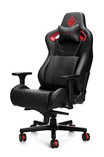 HP OMEN Citadel Silla Gaming, Negro y Rojo